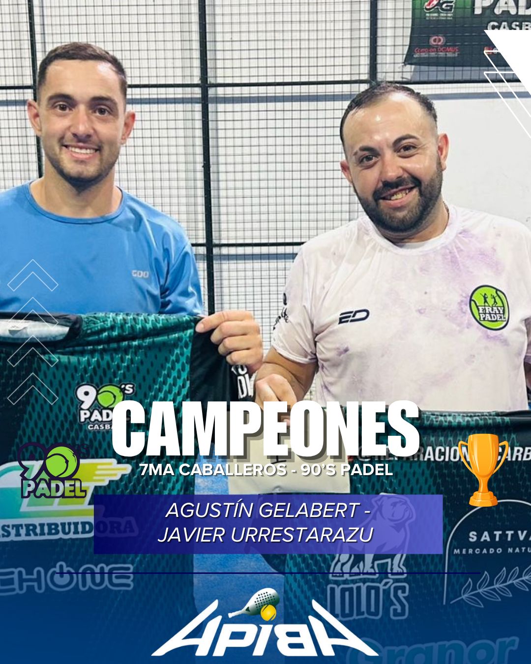 Dominio Total: Urreztarazu y Gelabert arrasan en la 7MA categoría de 90s Padel