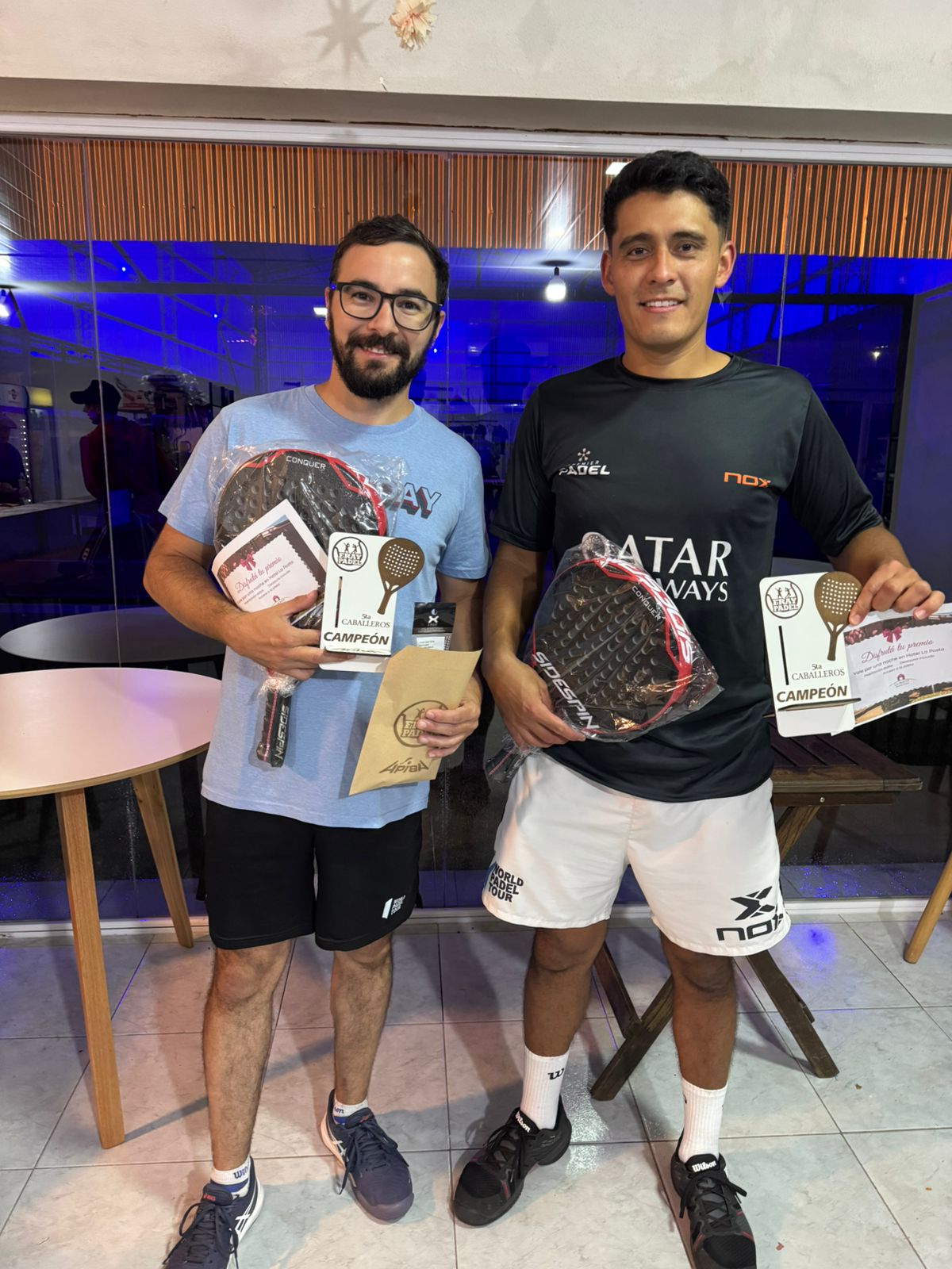 Rufinatti y Sambray: Campeones fray padel