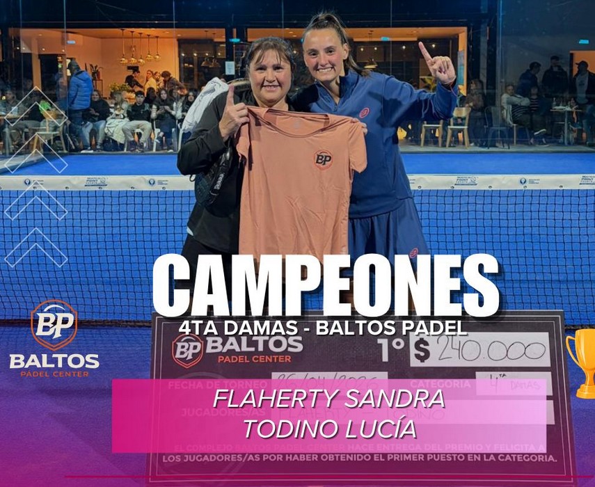 Flaherty y Todino conquistan la primera fecha del circuito APiBA 2026 en un torneo de pura adrenalina