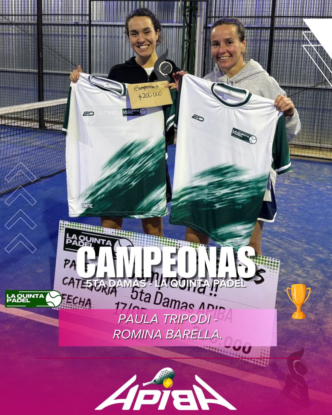 5ta Damas en LA QUINTA pádel 💪🏽!!! — foto 1