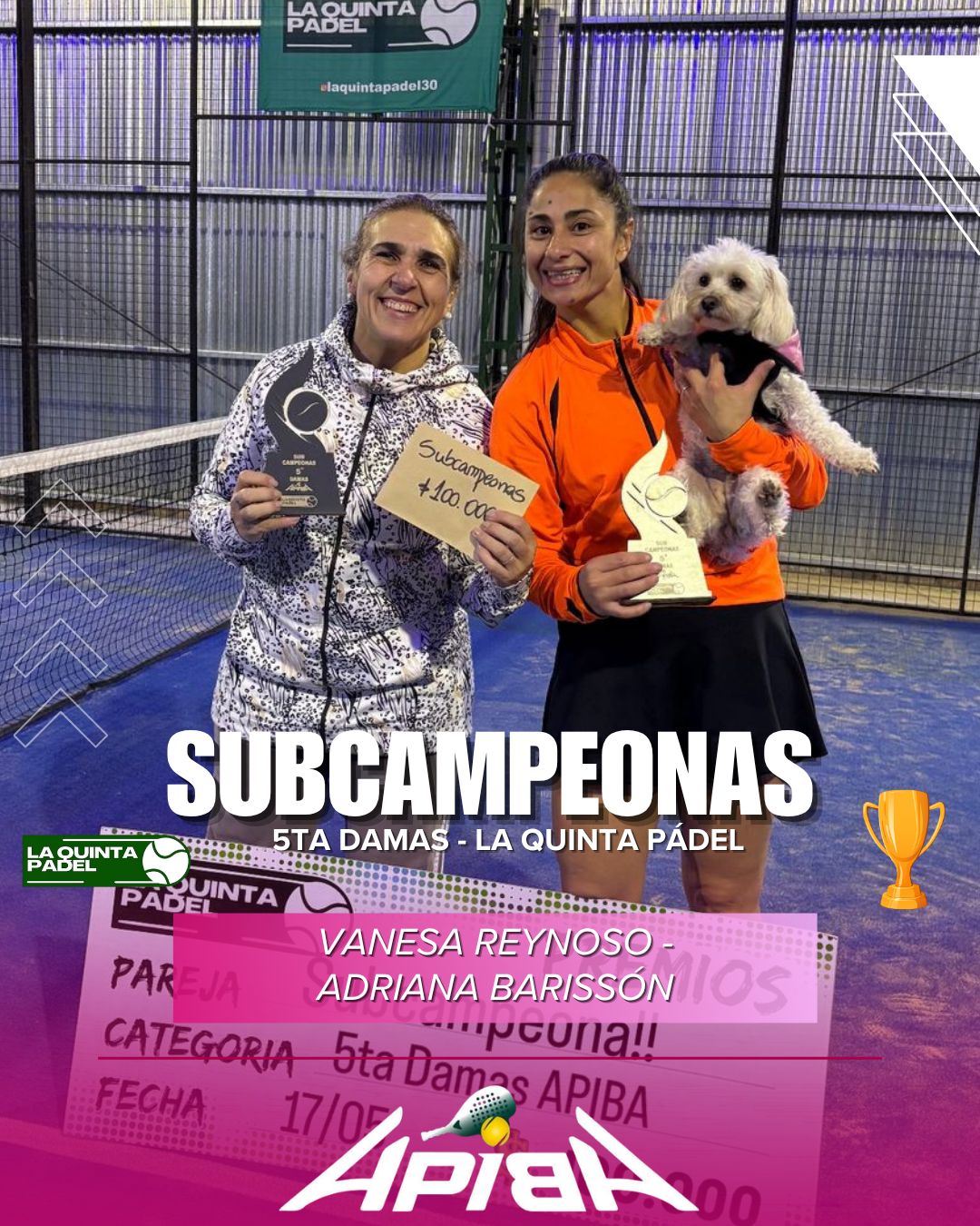 5ta Damas en LA QUINTA pádel 💪🏽!!! — foto 2