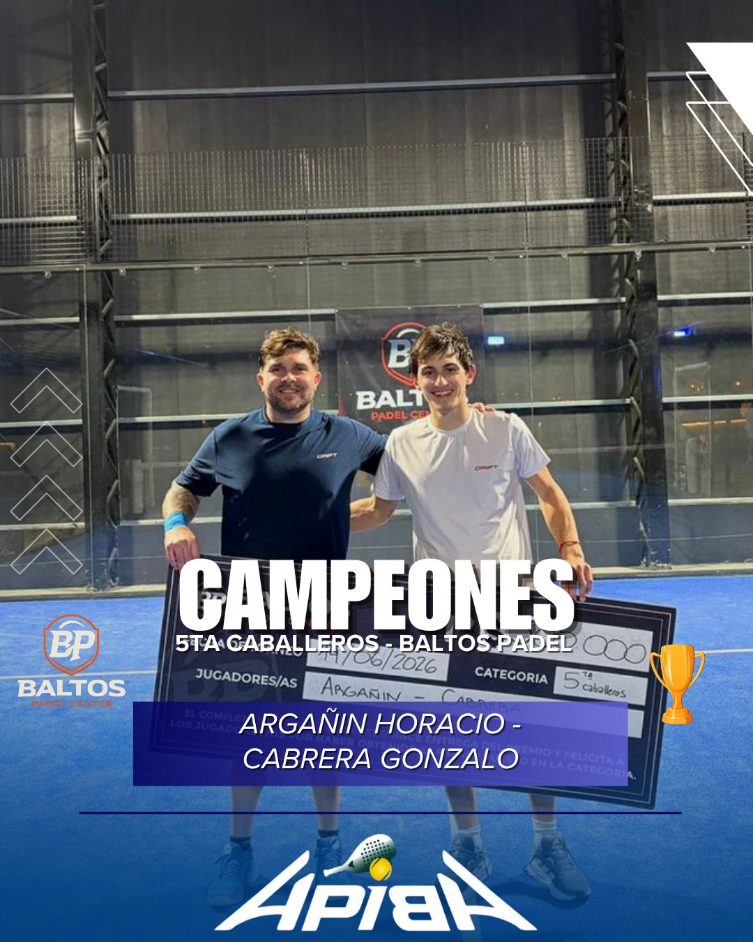 Argañin y Cabrera Dominaron en el 5ta Caballeros en Casbas. — foto 1