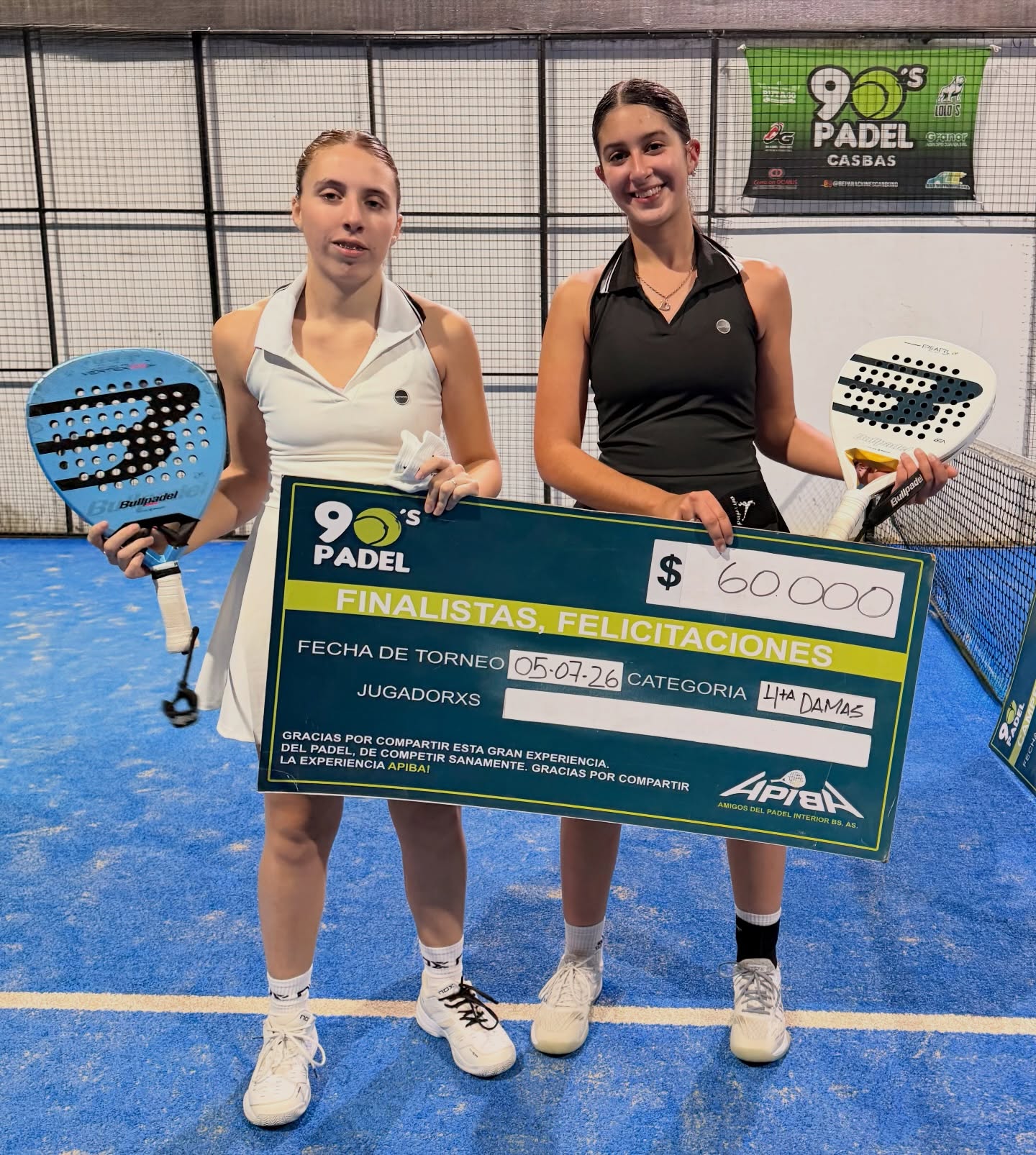 Las Campeonas Flaherty y Lobadino, en un Fin de Padel de gran nivel. — foto 2