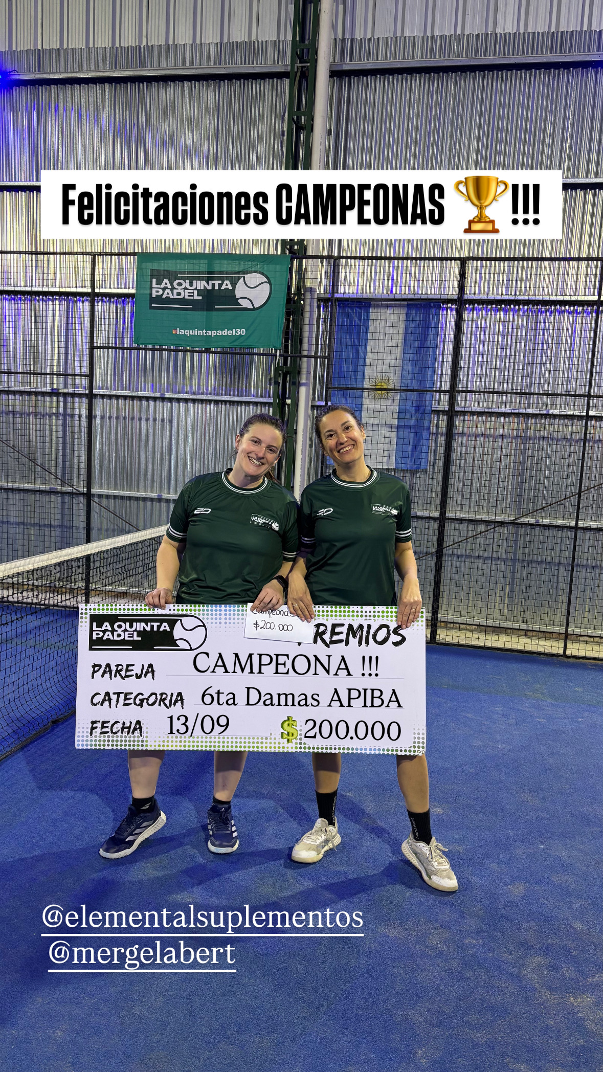 Gelabert - Fornerón nuevas campeonas del 6ta Damas !!! — foto 1