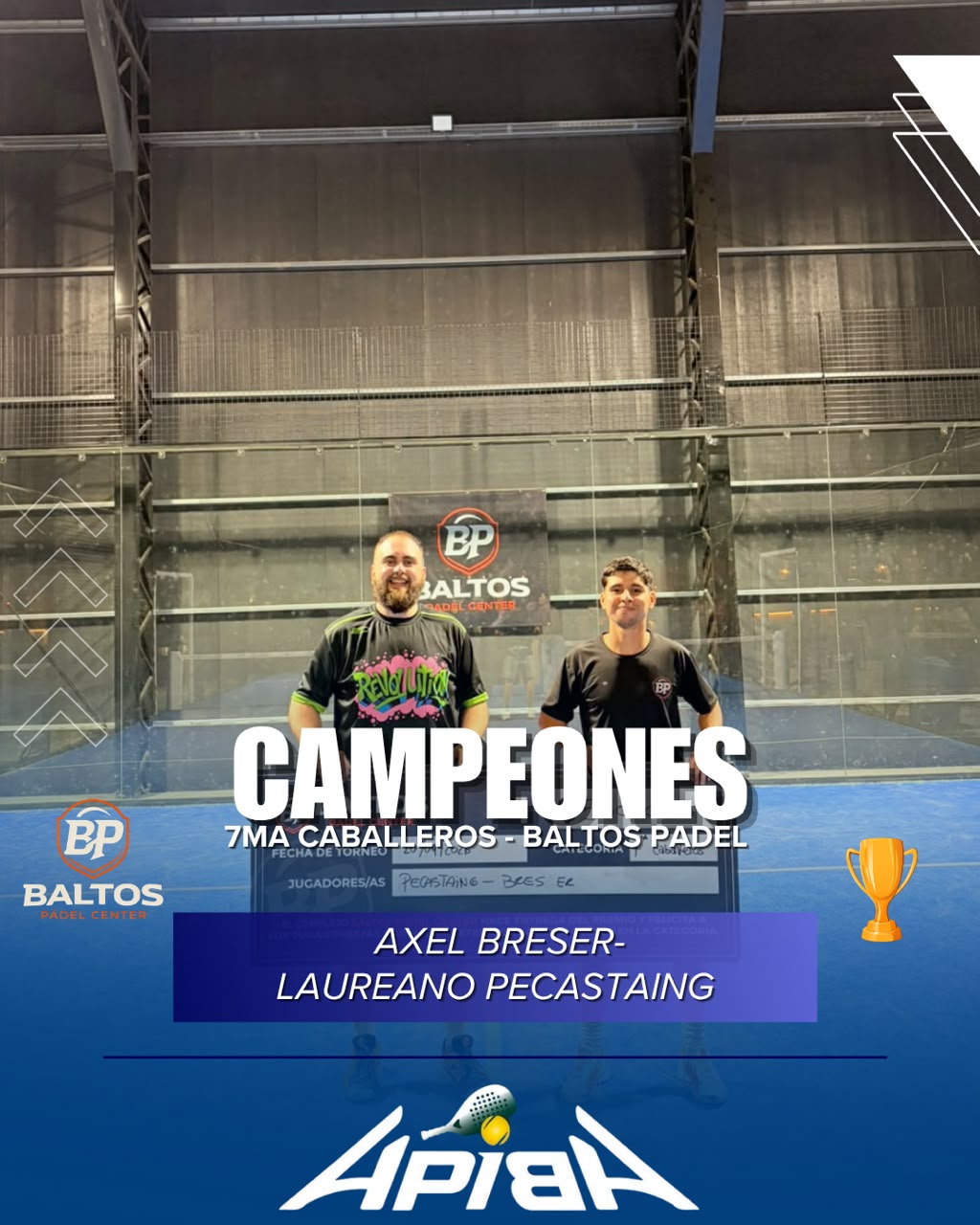 Breser y Pecastaing: Campeones de un Torneo no apto para cardíacos. — foto 1